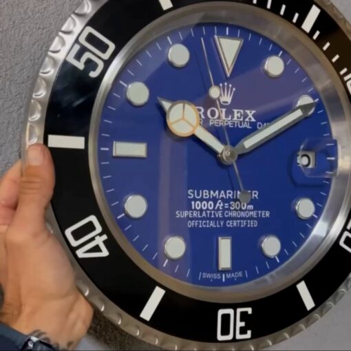 ROLEX WALL CLOCK – SUBMARINER – RL-208 EDITION DELUXE METAL WALL CLOCK