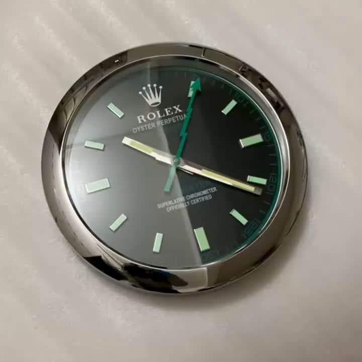 ROLEX MILGAUSS BLACK DIAL – RL-44 DELUXE METAL WALL CLOCK