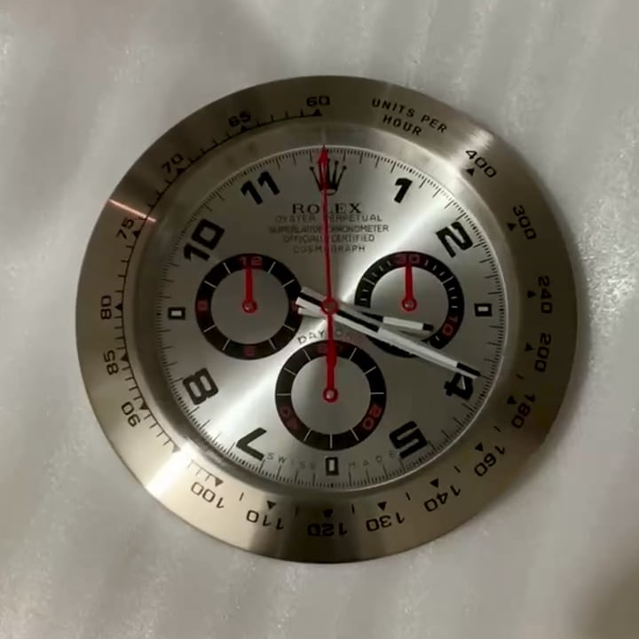 ROLEX WALL CLOCK – DAYTONA – RL-30 EDITION – DELUXE 35 CM METAL WALL CLOCK