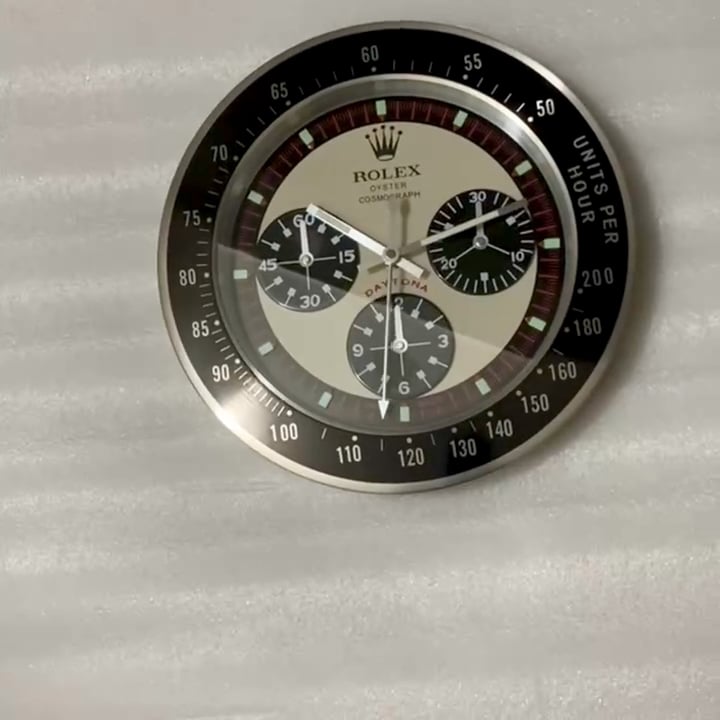 ROLEX WALL CLOCK – PAUL NEWMAN – RL47 EDITION DELUXE METAL WALL CLOCK