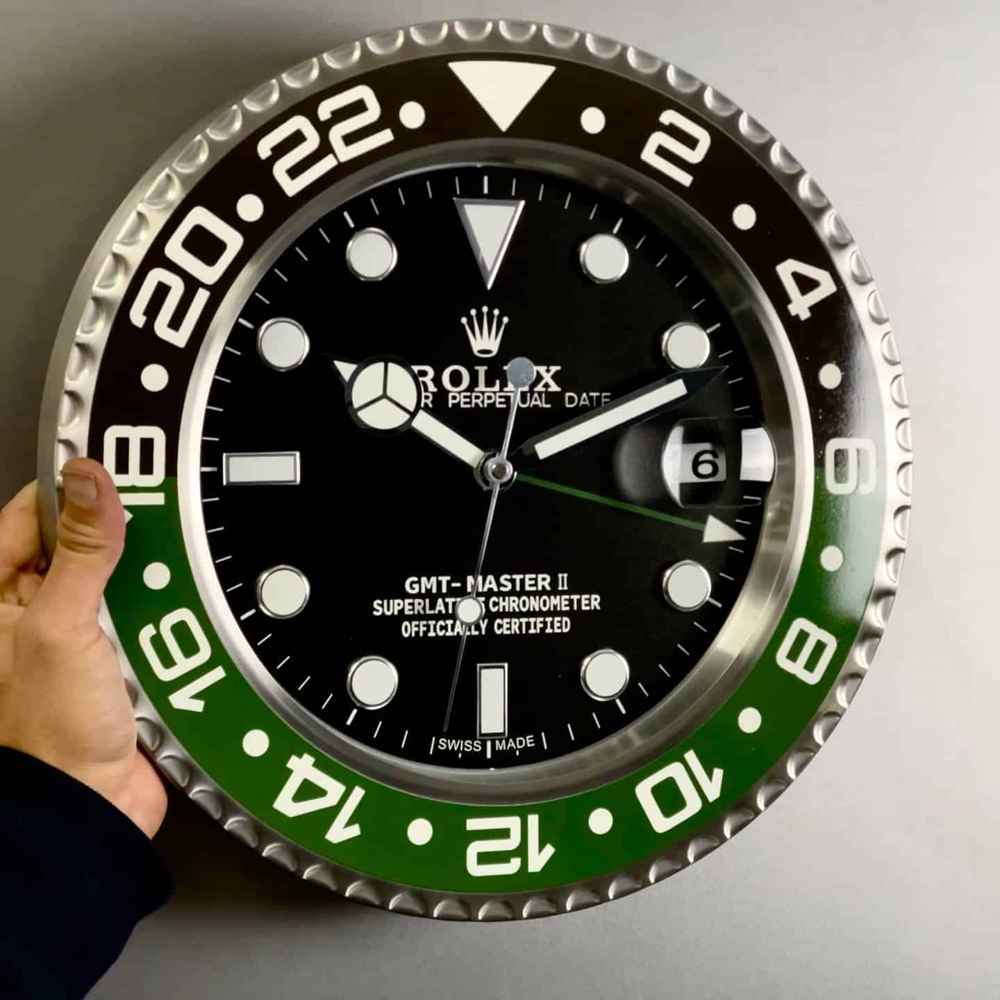 ROLEX GMT MASTER 2 SPRITE – RL-14 DELUXE METAL WALL CLOCK