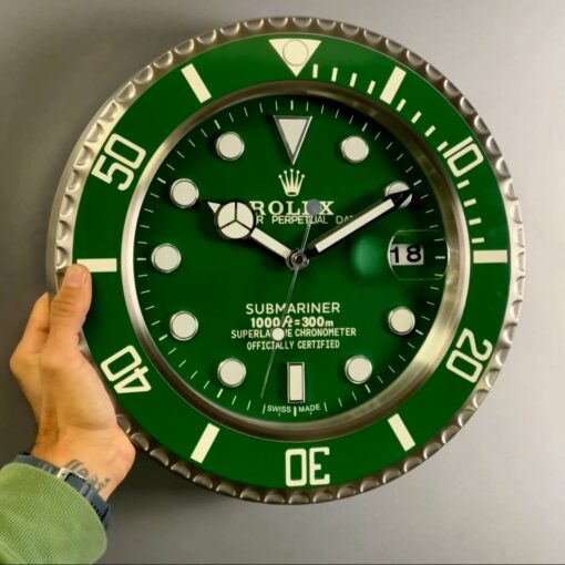 ROLEX WALL CLOCK – SUBMARINER ‘HULK’ EDITION – RL-02