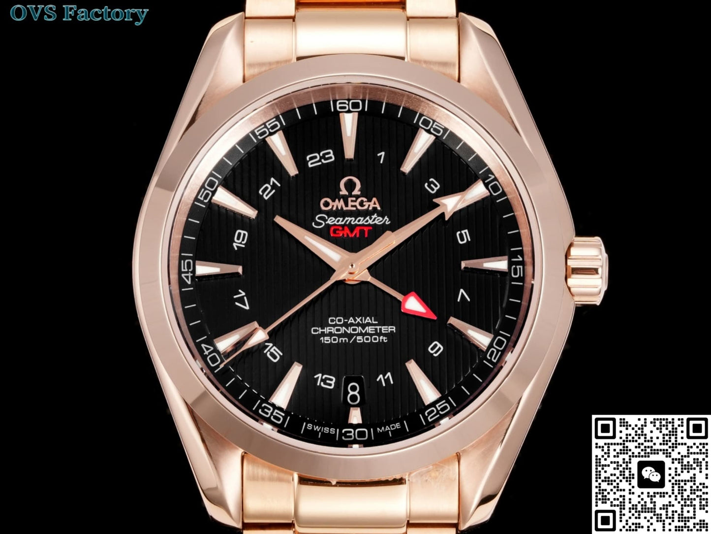 Omega Seamaster 231.50.43.22.06.002 OVS Factory Red Gold Strap