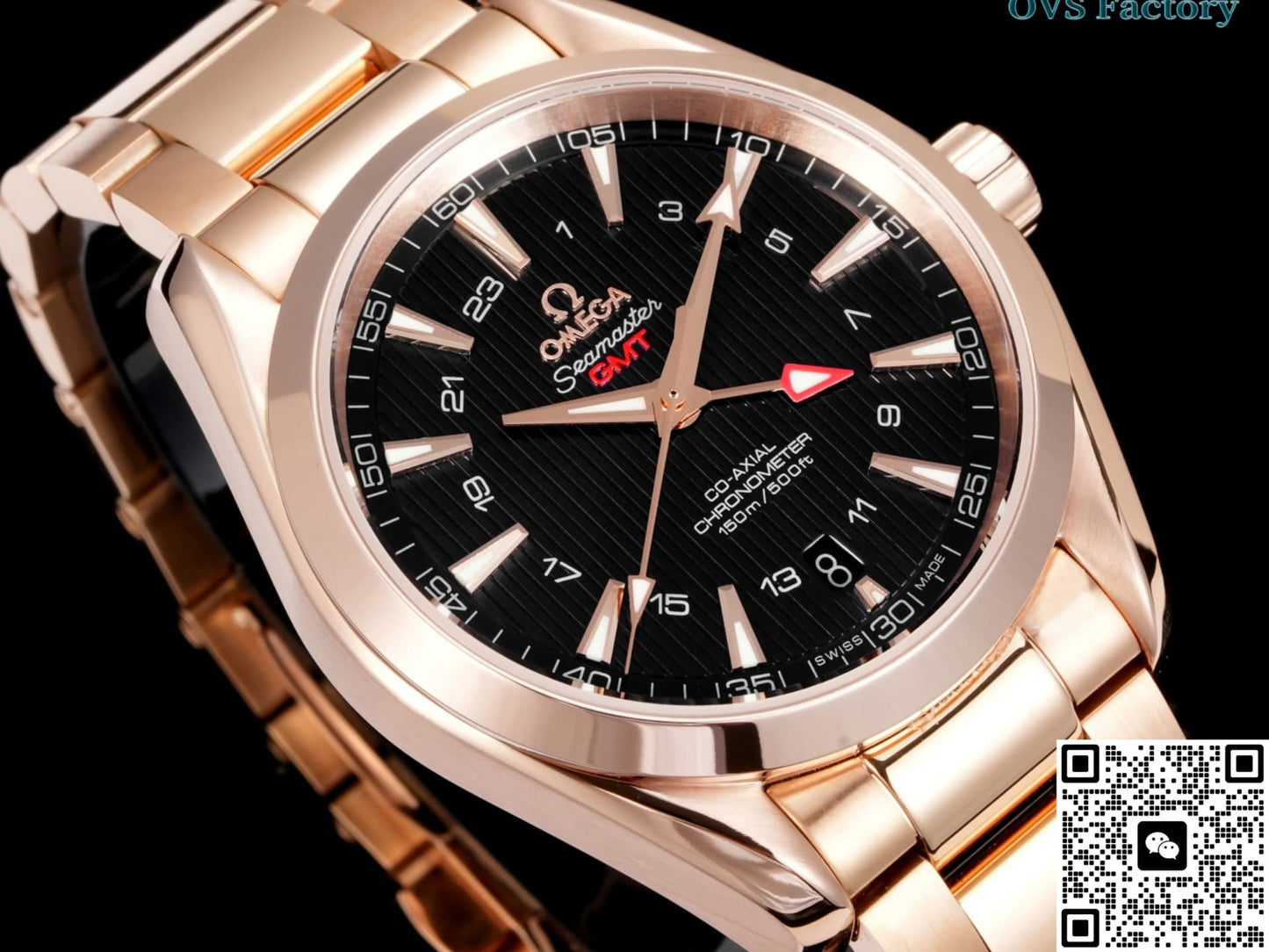 Omega Seamaster 231.50.43.22.06.002 OVS Factory Red Gold Strap