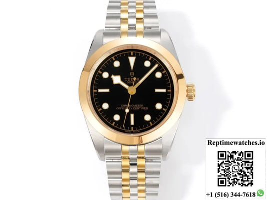 Tudor Black Bay M79683-0001 3T Factory Champagne Gold Bezel