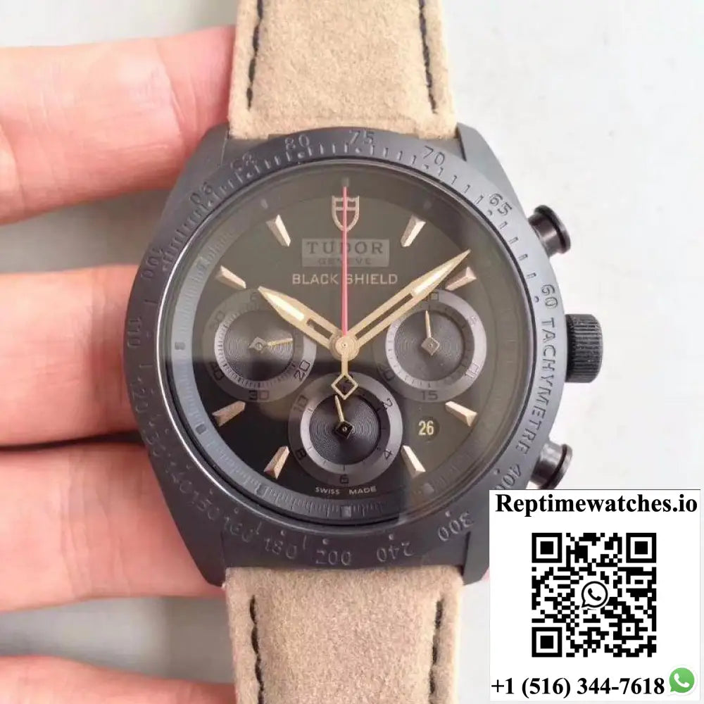Tudor Fastrider Black Shield 42000CN ZF Factory Black Dial - Watches