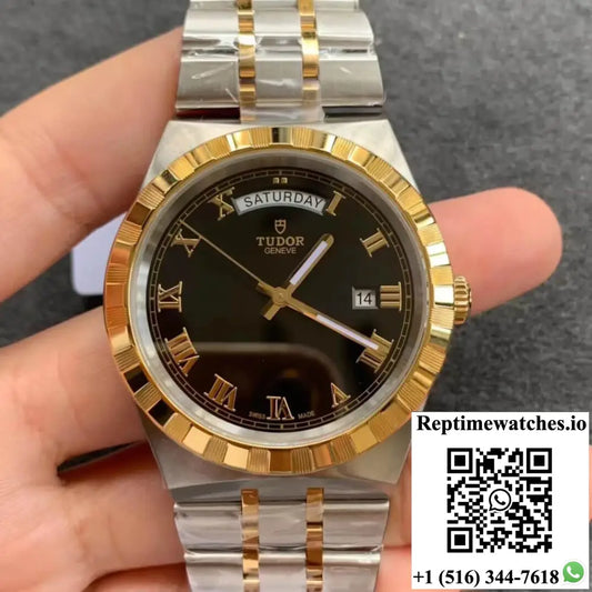 Tudor Royal M28603-0003 V7 Factory Black Dial - Watches