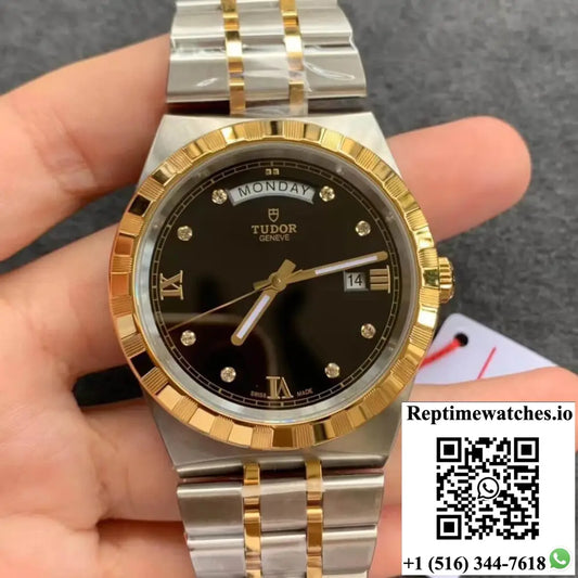 Tudor Royal M28603-0005 V7 Factory Black Dial - Watches