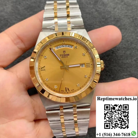 Tudor Royal M28603-0006 V7 Factory Champagne Dial - Watches