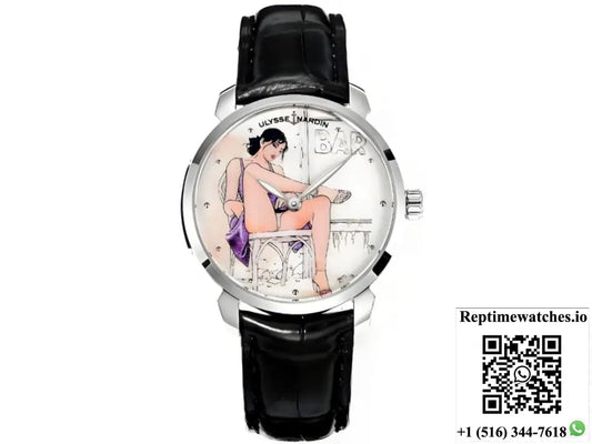 Ulysse Nardin Classico 3203-136LE-9C FL factory stainless steel case