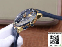 Ulysse Nardin El Toro 322-00-3/BQ All Working GMT Calendar 18K Yellow Gold Blue Dial - Watches