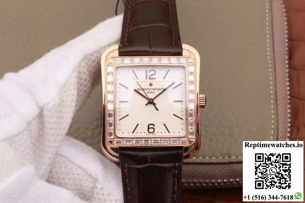 Vacheron Constantin Historiques Toledo 1951 86300/000R-9826 GS Factory 18K Rose Gold Silver Dial - Watches