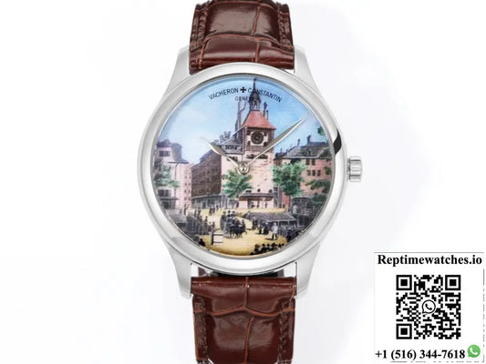 Vacheron Constantin Les Cabinotiers 2400C-000P-418C TW Factory Alligator Leather Strap AI Factory