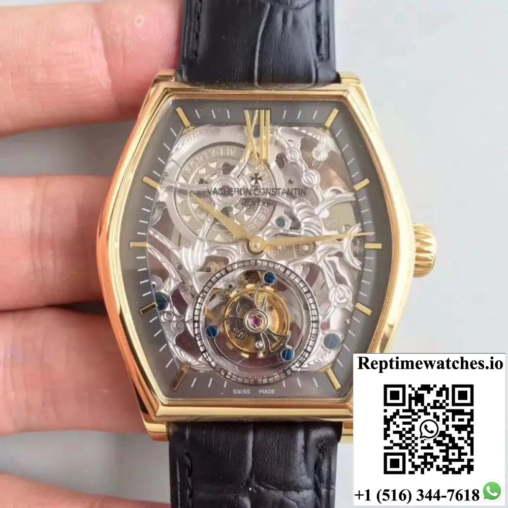 Vacheron Constantin Malte Tourbillon Rose Gold Skeleton Dial - Watches