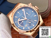 Vacheron Constantin Overseas 44mm TWA Factory 18K Rose Gold Blue Dial - Watches