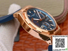 Vacheron Constantin Overseas 44mm TWA Factory 18K Rose Gold Blue Dial - Watches