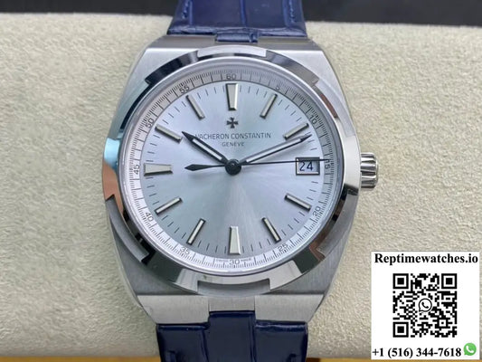 Vacheron Constantin Overseas 4500V 8F Factory Blue Leather Strap - Watches
