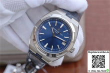 Vacheron Constantin Overseas 47040 JJ Factory Leather Strap Blue Dial - Watches