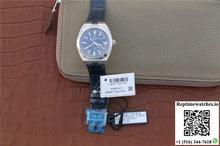 Vacheron Constantin Overseas 47040 JJ Factory Leather Strap Blue Dial - Watches