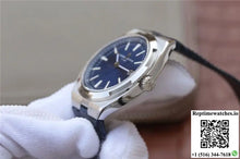 Vacheron Constantin Overseas 47040 JJ Factory Leather Strap Blue Dial - Watches