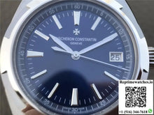 Vacheron Constantin Overseas 47040 JJ Factory Leather Strap Blue Dial - Watches