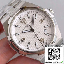 Vacheron Constantin Overseas 47040 Stainless Steel Bracelet JJ Factory White Dial - Watches