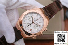 Vacheron Constantin Overseas Chronograph 5500V/000R-B074 8F Factory Silver Dial - Watches