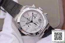 Vacheron Constantin Overseas Chronograph 5500V/110A-B075 8F Factory Silver Dial - Watches