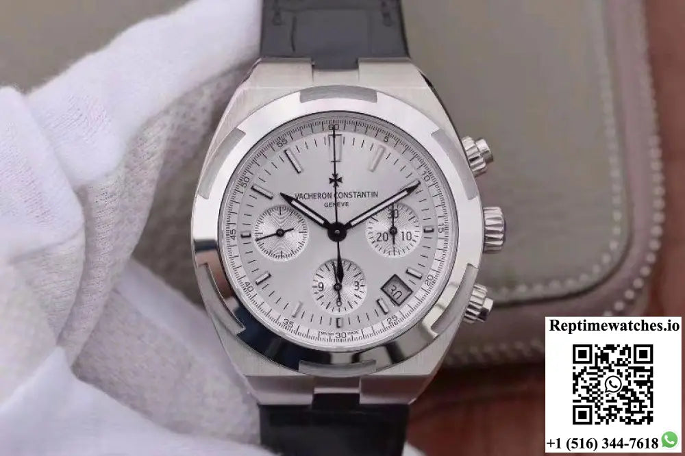 Vacheron Constantin Overseas Chronograph 5500V/110A-B075 8F Factory Silver Dial - Watches