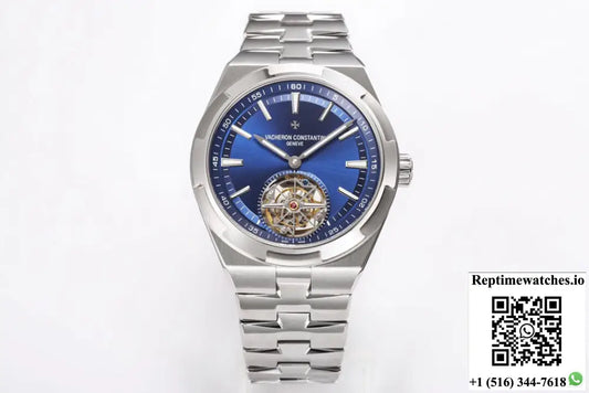 Vacheron Constantin Overseas Tourbillon 6000V/110A-B544 BBR Factory Stainless Steel Strap - Watches