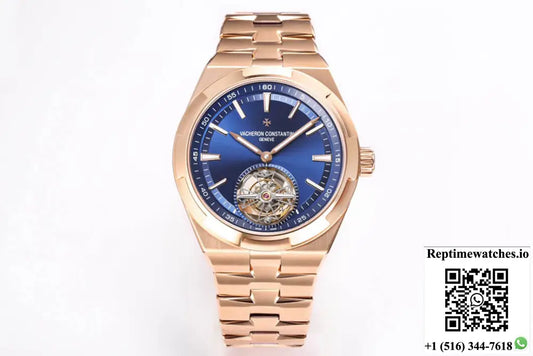 Vacheron Constantin Overseas Tourbillon 6000V/110R-B733 BBR Factory Blue Dial - Watches