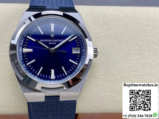 Vacheron Constantin Overseasseries 4500V PPF Factory Blue Rubber Strap Blue dial - Watches