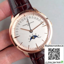 Vacheron Constantin Patrimony 4010U/000R-B329 18K Rose Gold White Dial - Watches