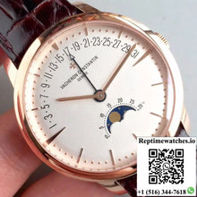 Vacheron Constantin Patrimony 4010U/000R-B329 18K Rose Gold White Dial - Watches