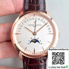 Vacheron Constantin Patrimony 4010U/000R-B329 18K Rose Gold White Dial - Watches
