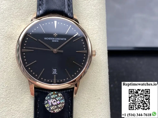 Vacheron Constantin Patrimony 85180-000R-9232 VC+ Factory Alligator Leather Strap
