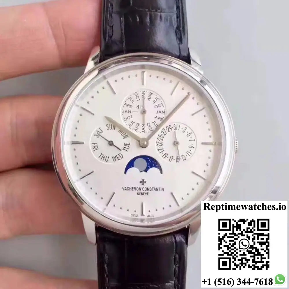Vacheron Constantin Patrimony Perpetual Calendar 43175/000P-B190 White Dial - Watches