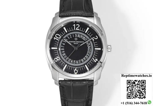 Vacheron Constantin Quidley 4500S/000A-B196 GR Factory Alligator leather strap