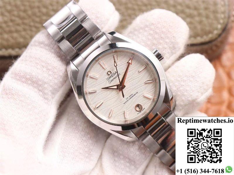 Vs Factory Omega Seamaster Aqua Terra 150M Co‑Axial Master Chronometer Ladies 220.10.38.20.02.002-Rep Time Watches