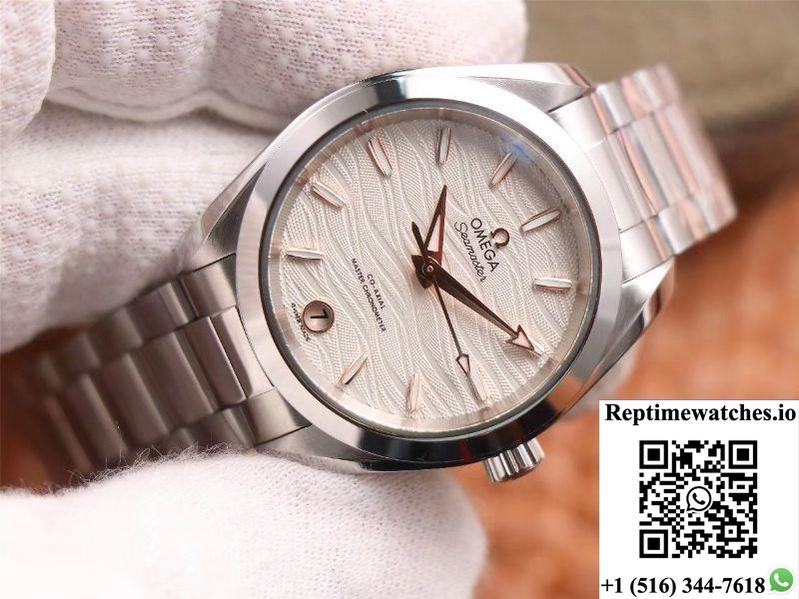 Vs Factory Omega Seamaster Aqua Terra 150M Co‑Axial Master Chronometer Ladies 220.10.38.20.02.002-Rep Time Watches