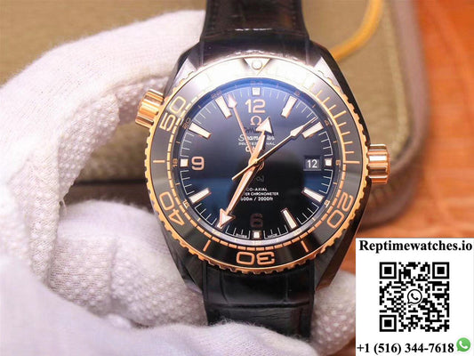 Vs Factory Planet Ocean 600M Omega Seamaster Co‑Axial Master Chronometer 215.62.40.20.13.001-Rep Time Watches