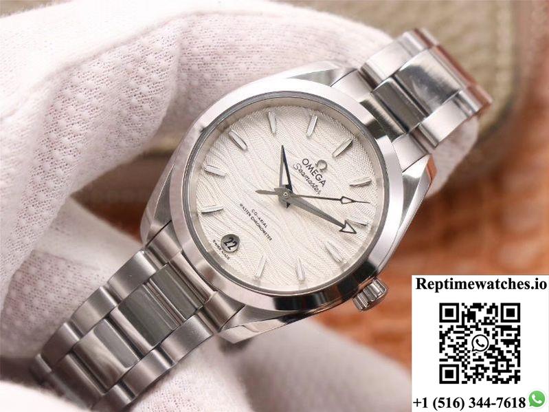 Vs Factory Replica Omega Seamaster 220.10.38.20.02.003 Aqua Terra 150M Co‑Axial Master Chronometer Ladies-Rep Time Watches