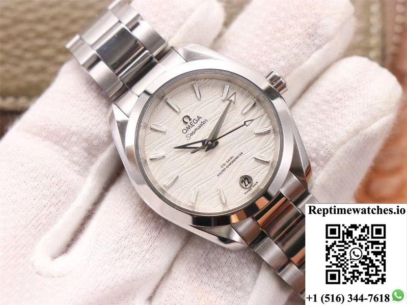 Vs Factory Replica Omega Seamaster 220.10.38.20.02.003 Aqua Terra 150M Co‑Axial Master Chronometer Ladies-Rep Time Watches
