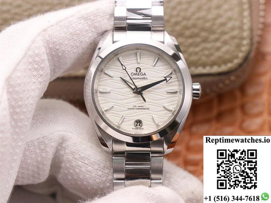 Vs Factory Replica Omega Seamaster 220.10.38.20.02.003 Aqua Terra 150M Co‑Axial Master Chronometer Ladies-Rep Time Watches