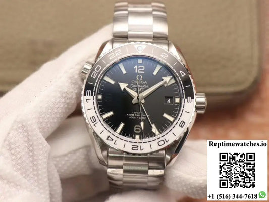 VS Factory Seamaster Planet Ocean 600M OMEGA CO‑AXIAL Master Chronometer GMT 43.5MM 215.30.44.22.01.001 AI Factory