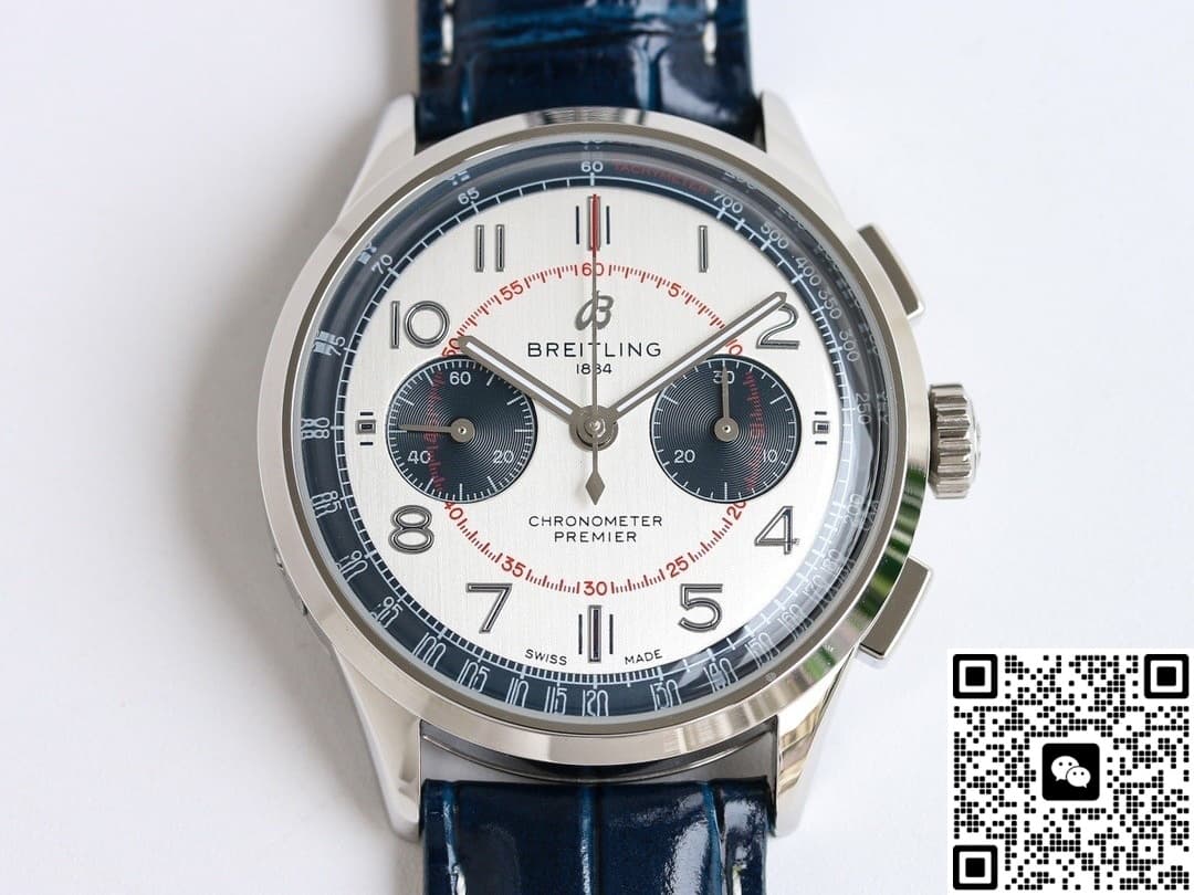 Breitling Premier AB0118A71G1P1 TW Factory Alligator Leather Strap