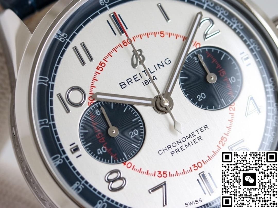 Breitling Premier AB0118A71G1P1 TW Factory Alligator Leather Strap