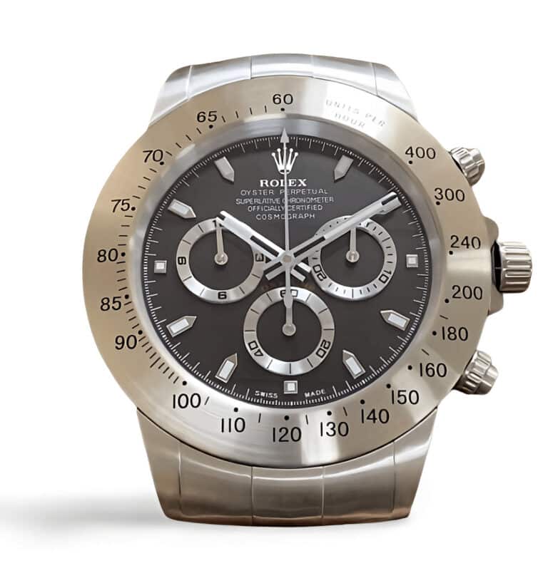 ROLEX WALL CLOCK – “XXL” DAYTONA – WRL-20 EDITION – DELUXE 35CM METAL WALL CLOCK