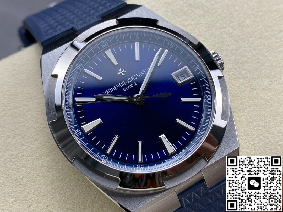 Vacheron Constantin Overseasseries 4500V PPF Factory Blue Rubber Strap Blue dial