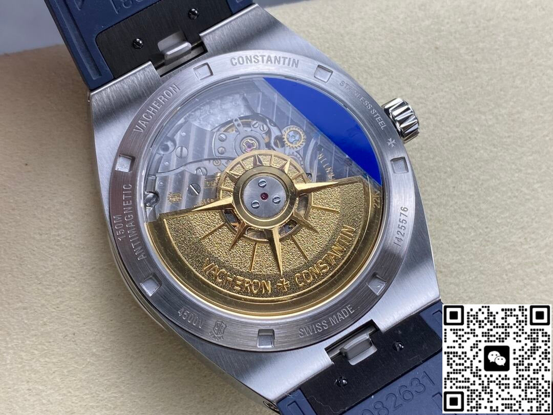 Vacheron Constantin Overseasseries 4500V PPF Factory Blue Rubber Strap Blue dial